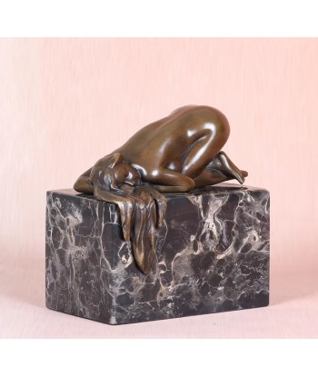 Statue bronze femme nue endormie 13 cm à prix réduit toute l'année