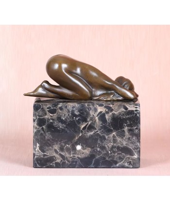 Statue bronze femme nue endormie 13 cm à prix réduit toute l'année