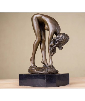 Statue en bronze femme nue 19 cm français