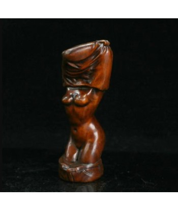 Statue en bois femme nue 9 cm votre