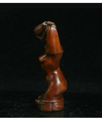 Statue en bois femme nue 9 cm votre