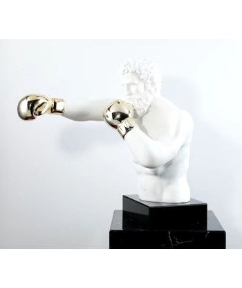 Statue boxer gants dorés 53 cm Vous souhaitez 