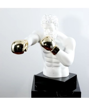 Statue boxer gants dorés 53 cm Vous souhaitez 