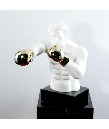 Statue boxer gants dorés 53 cm Vous souhaitez 