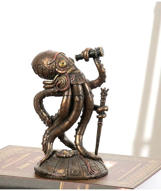 Statue pieuvre steampunk 18 cm chez Cornerstreet bien 