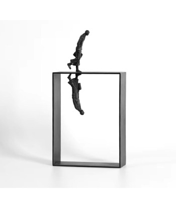 Sculpture abstraite minimaliste en métal 29 cm en ligne