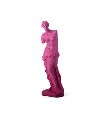 Statue Vénus de Milo rose en résine 29 cm solde