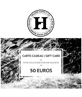 Helder Supply - Carte Cadeau / Gift Card - 50 EUROS 50-70% off 