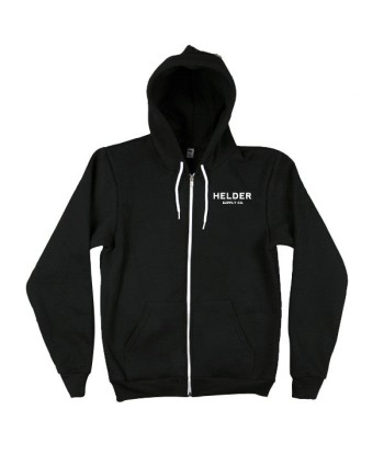 Helder Supply Co. - Zipped Hoodie - Black offre 