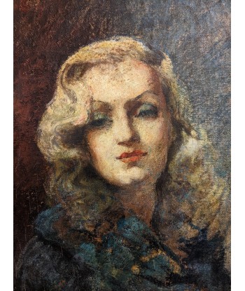 Emile BAES (1879-1954) huile sur toile Portrait d’une femme circa 1930 en stock