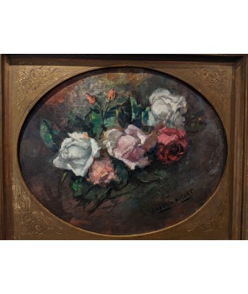 Ramón LAPORTA ASTORT (Barcelone 1888-1936) nature morte aux roses circa 1910 destockage