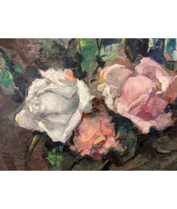 Ramón LAPORTA ASTORT (Barcelone 1888-1936) nature morte aux roses circa 1910 destockage