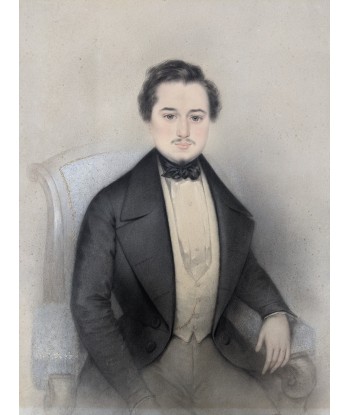 Portrait d’une homme de qualité dessin aquarellé vers 1820 Comparez plus de prix