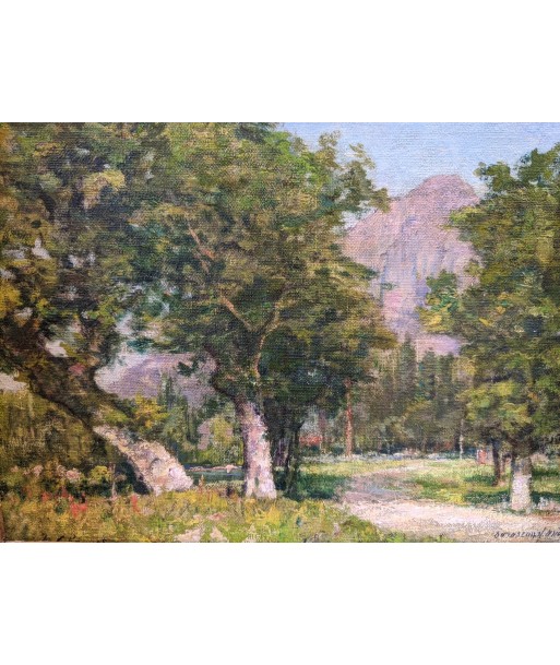 Jules Charles Choquet (1846-1934) paysage de l’Ariège fin XIXe 2 - 3 jours ouvrés.