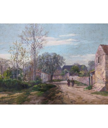 Alfred DELSUC (1859-?) village animée les Sables-d’Olonne XIXe suggérées chez