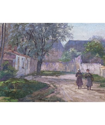 Alfred DELSUC (1859-?) village animée les Sables-d’Olonne XIXe suggérées chez