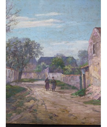 Alfred DELSUC (1859-?) village animée les Sables-d’Olonne XIXe suggérées chez