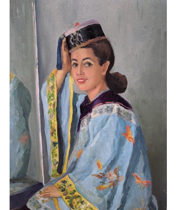 Portrait d’une femme tenue japonisante circa 1930 Profitez des Offres !