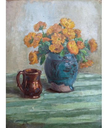 Emile ROY (1873-1976) Bouquet de fleurs dans un vase circa 1930 en stock