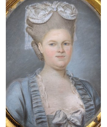 Paire de portrait Ecole française Epoque XVIIIe en ligne