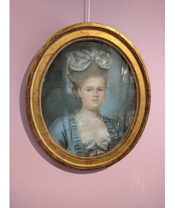 Paire de portrait Ecole française Epoque XVIIIe en ligne