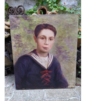 Ecole française XIXe XXe Georges Louis MOUTON (1862-1924) portrait enfant tenue de marin 1920 Découvrez la collection