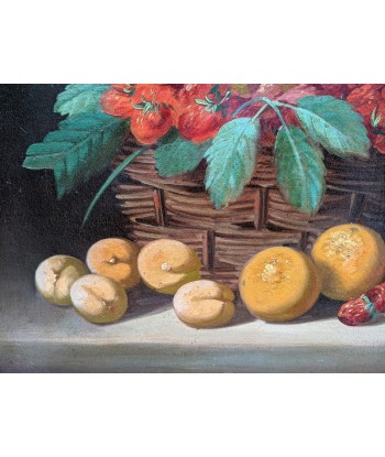 Ecole française fin XIXe nature morte aux fruits chez Cornerstreet bien 