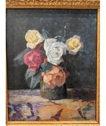 Henri-Émile ROUGEROL (1877-1947) bouquets de roses dans un pot acheter