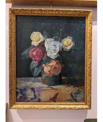 Henri-Émile ROUGEROL (1877-1947) bouquets de roses dans un pot acheter