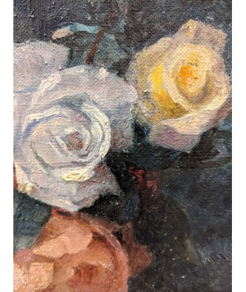 Henri-Émile ROUGEROL (1877-1947) bouquets de roses dans un pot acheter