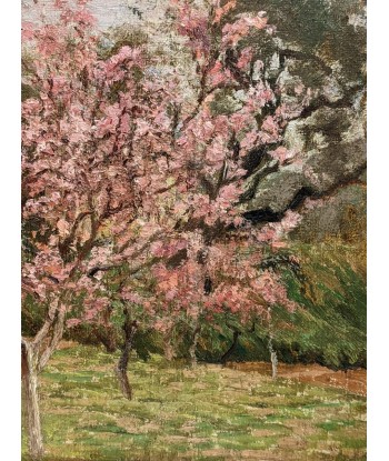 Alexandre TIELENS (1879-1939) cerisier en fleurs dans un jardin Comparez plus de prix