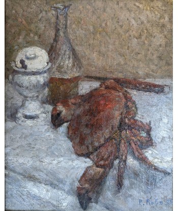 P.Robe (XIXe-XXe) Nature morte au tourteau 1926 outlet