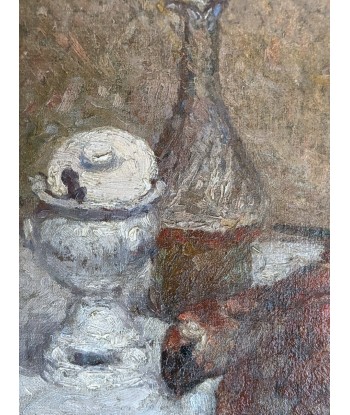 P.Robe (XIXe-XXe) Nature morte au tourteau 1926 outlet