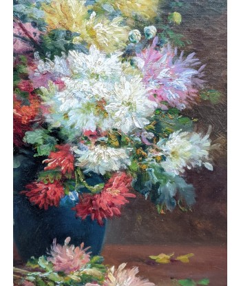 P.Valmon alias Eugène Henri Cauchois (1850-1911) bouquets de fleurs XIXe acheter en ligne