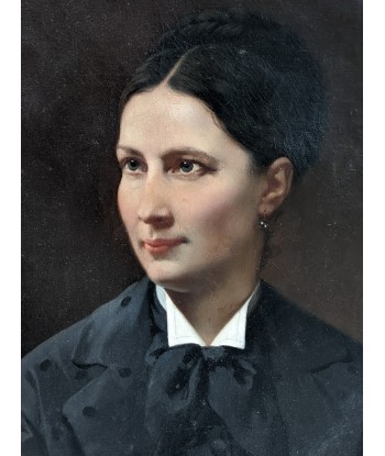 Louis Eugene CHARPENTIER (1811-1890) portrait femme de qualité circa 1880 de pas cher