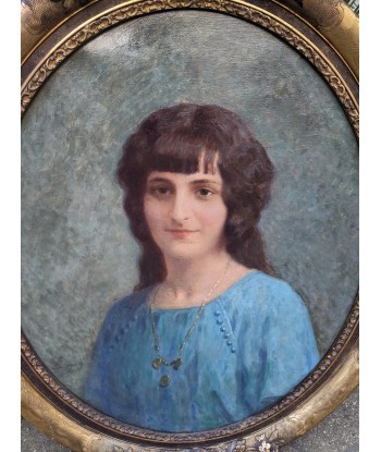 Henri Morisset (1870-1956) Portrait d’une jeune femme 1922 de France