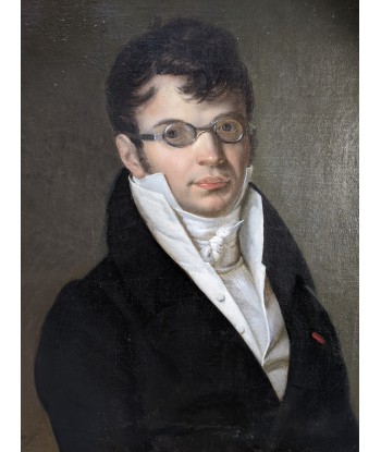 Antoine-Claude FLEURY (1743-1822) Portrait officier de cavalerie fin 1er empire soldes