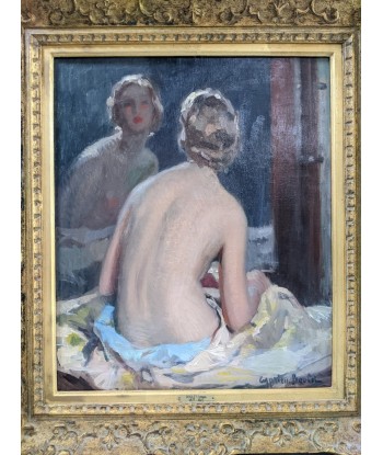 Cyprien Eugène BOULET (1877-1972) Nu de dos face au miroir circa 1930 shop