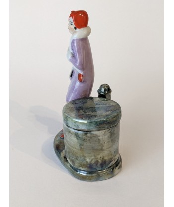 Boîte figurine porcelaine vers 1920 le des métaux précieux