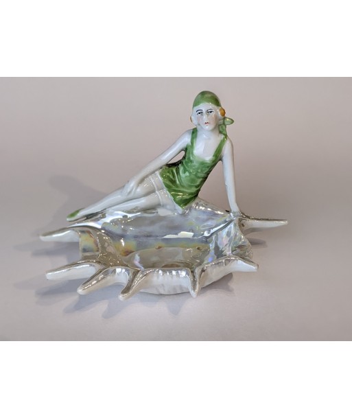 Figurine baigneuse porcelaine vide-poche vers 1920 du meilleur 