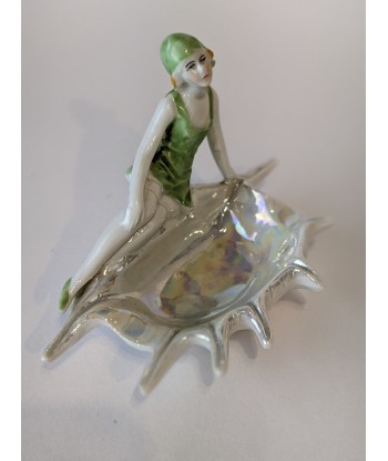 Figurine baigneuse porcelaine vide-poche vers 1920 du meilleur 