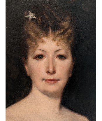 Paul Victor MATHEY (1844-1929) Portrait de Madame Marie Jalabert Duparlac XIXe en ligne