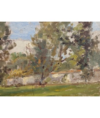 Henry CHARRY (1878-1962) Etude jardin et arbres circa 1930 Pour