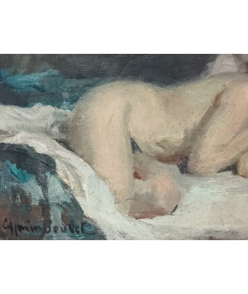 Cyprien Eugène BOULET (1877-1972) nu allongé sur le lit circa 1920 pas cher