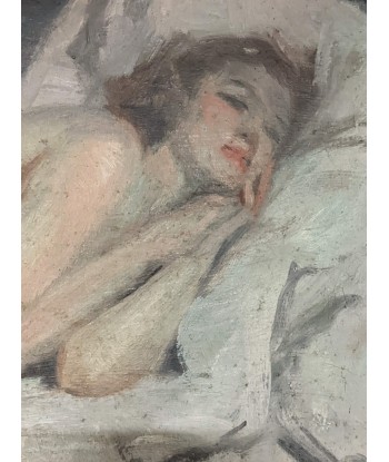 Cyprien Eugène BOULET (1877-1972) nu allongé sur le lit circa 1920 pas cher