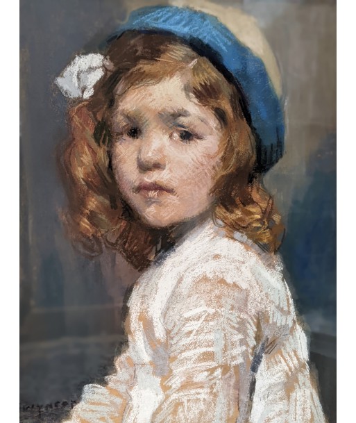 Philippe SWYNCOP (1878-1949) portrait enfant au chapeau 1915 de votre