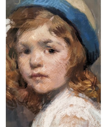 Philippe SWYNCOP (1878-1949) portrait enfant au chapeau 1915 de votre