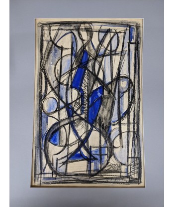 Jean-Claude LIBERT (1917-1995) abstraction 1954 Comment ça marche