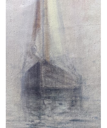 Georges Ricard-Cordingley (1873-1939) bateau dans la brume circa 1910 Les magasins à Paris