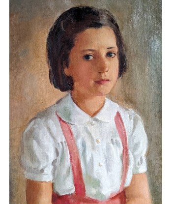 Tableau G.De Gobert Portrait d’une jeune fille en 1943 acheter en ligne